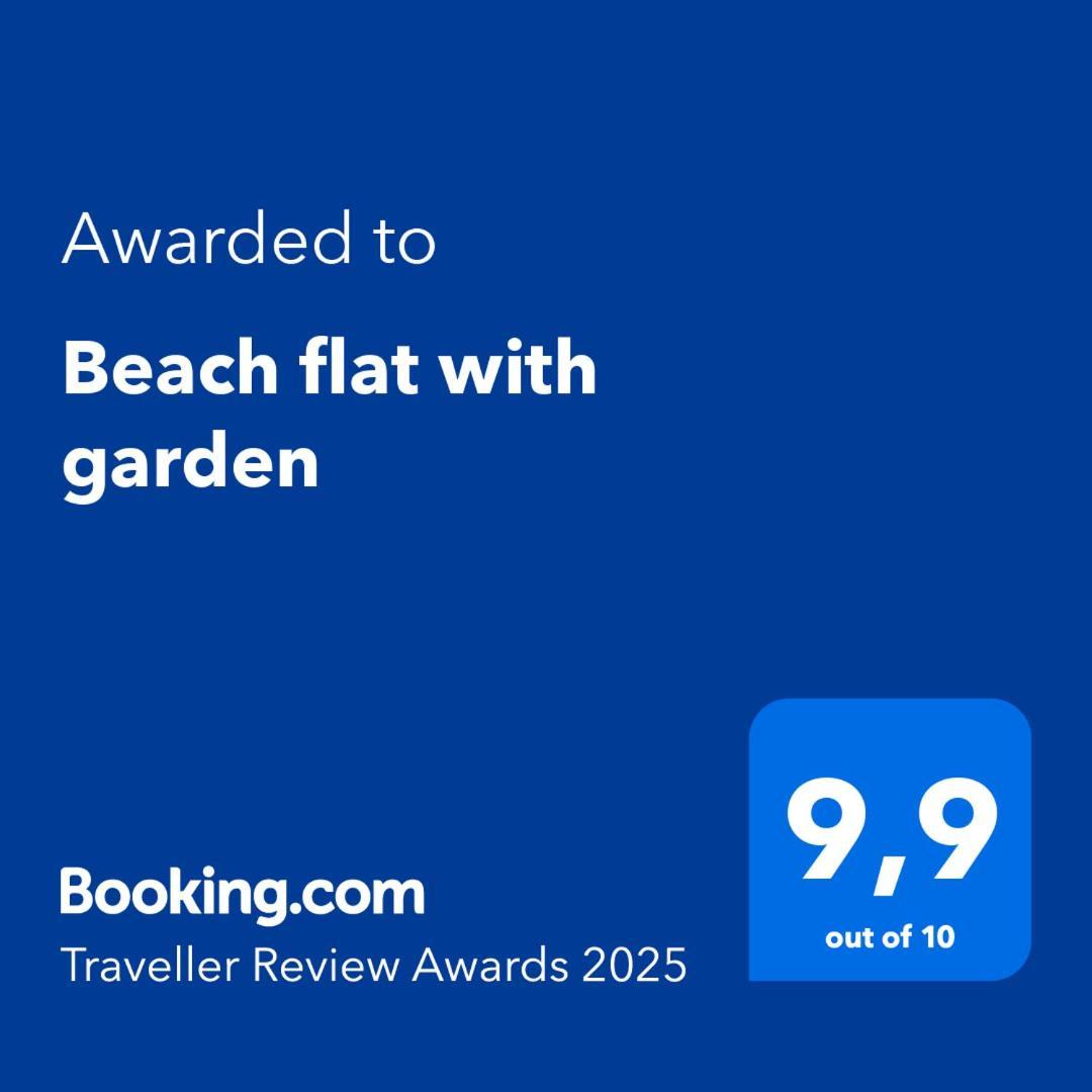 Beach Flat With Garden Castelldefels Esterno foto