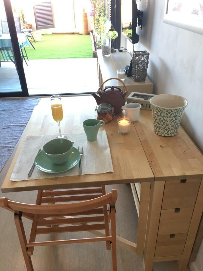 Beach Flat With Garden Castelldefels Esterno foto